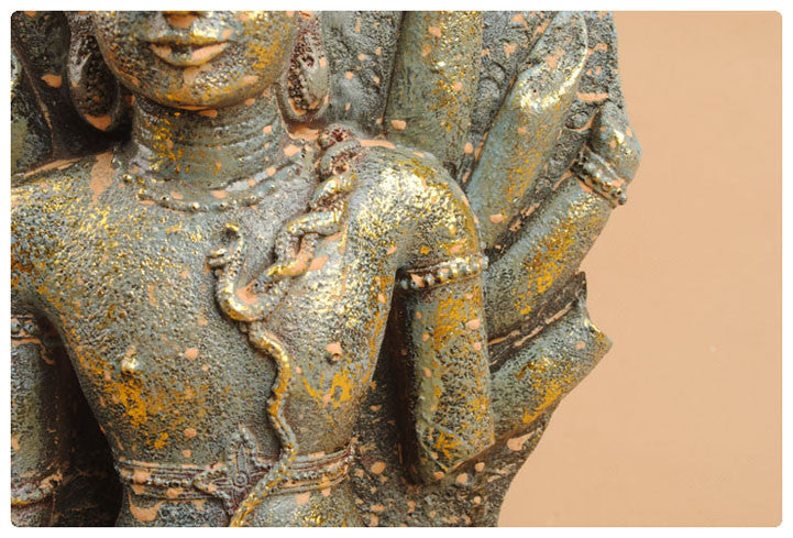 AVALOKETESVARA STATUE 13 inch HAND DECORATED