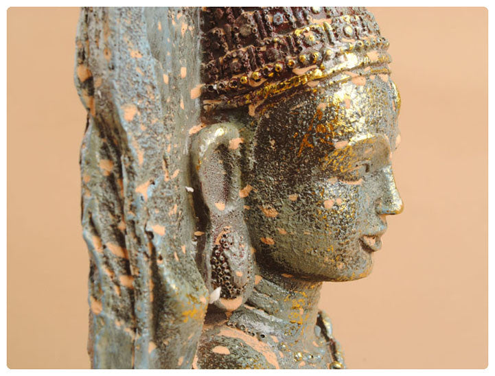 AVALOKETESVARA STATUE 13 inch HAND DECORATED