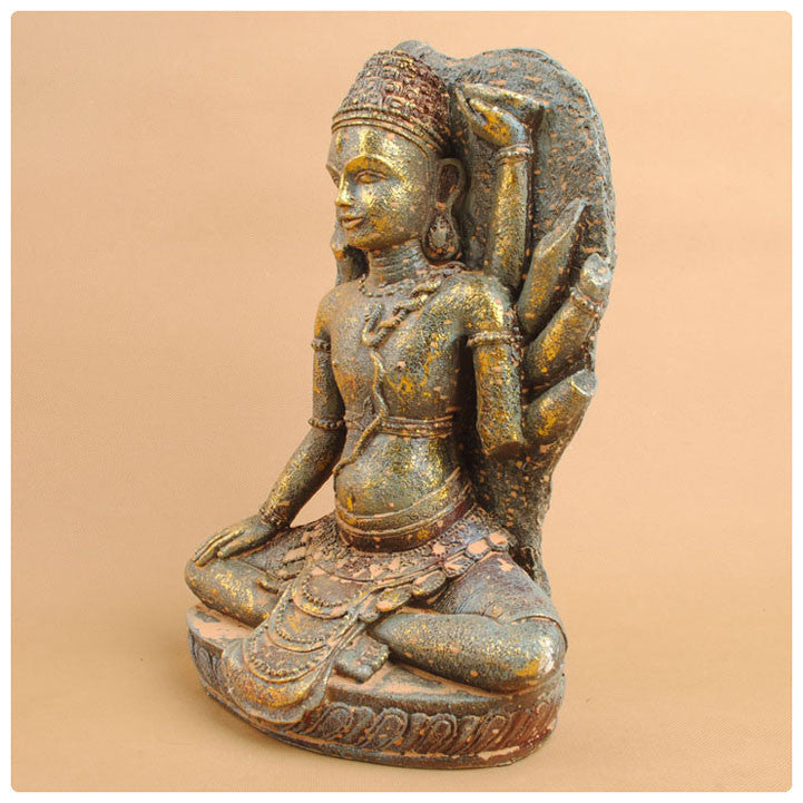 AVALOKETESVARA STATUE 13 inch HAND DECORATED