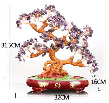 BONSAI JEWEL TREE 13" STATUE