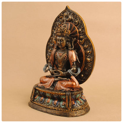 BUDDHA AMITABHA STATUE 10 INCH