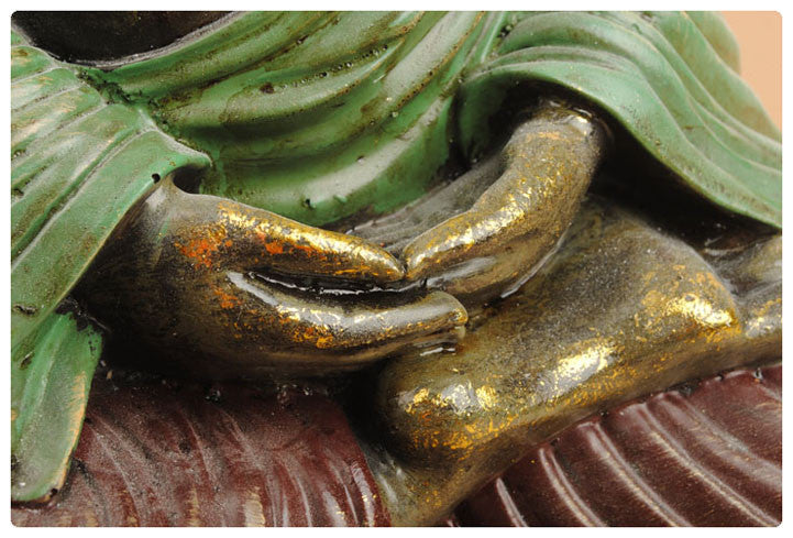 BUDDHA IN SAMADHI--22 INCH POLYRESIN