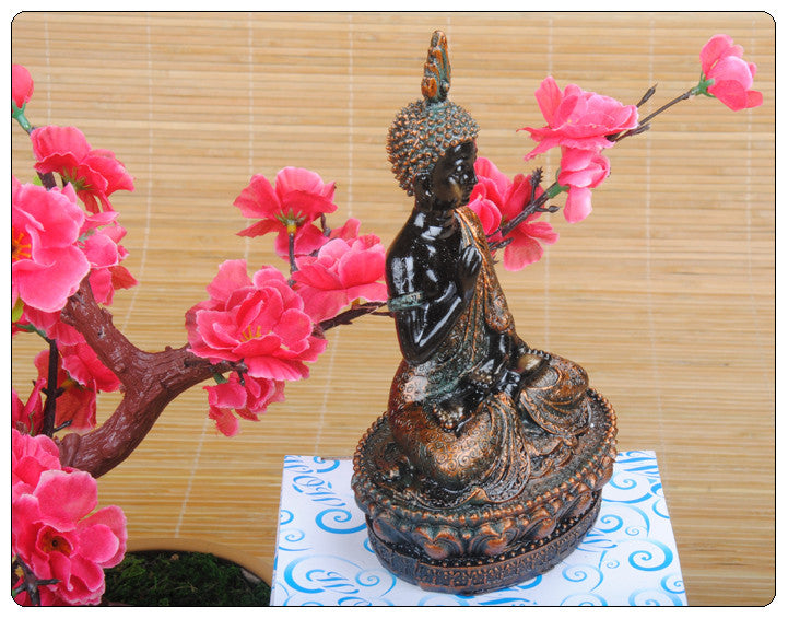 BUDDHA GUARDIAN STATUE 7 INCH