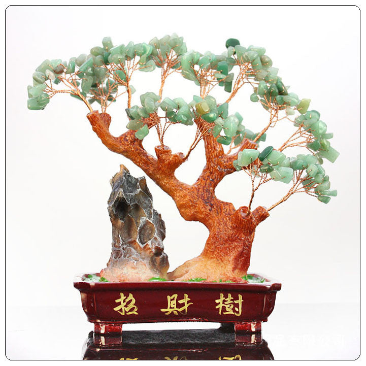 BONSAI TREE--FABULOUS GOOD LUCK JADE JEWEL TREE