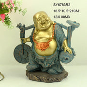 HAPPY BUDDHA STATUE  8 inch