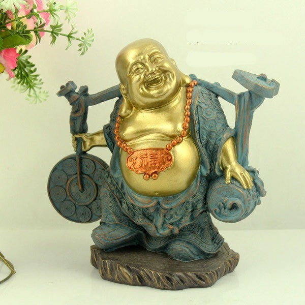 HAPPY BUDDHA STATUE  8 inch